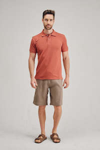 Braintree Hemp Cotton Short Sleeve Polo Shirt