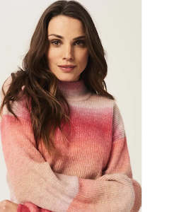 Garcia Fw22: Garcia Red Lips Coloured Jumper