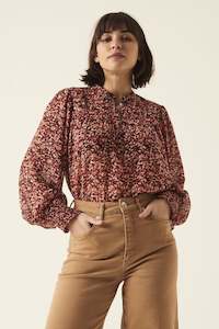 Garcia Fw22: Garcia Red Lips Long Sleeve Shirt