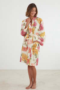 Baksana: Baksana Poppies Robe