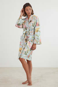 Baksana Spring Flowers Robe