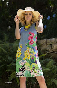 Maloka: Maloka Patch Fleuri Fable V-Neck Sleeveless Dress