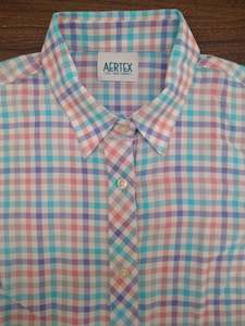 Bfcm: Aertex Cari Multi Check 3/4 Sleeve Shirt