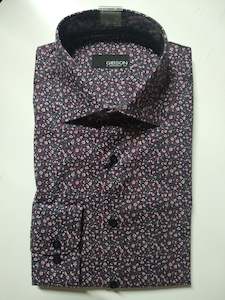 Gibson: Gibson Motion Autumn Mauve and Pink Petals Long Sleeve Shirt