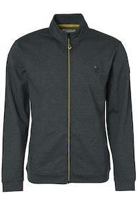 Sweatshirts: No Excess Pullover Zip Green/Lime