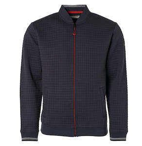 No Excess Night with Orange Highlights Full Zip Bomber