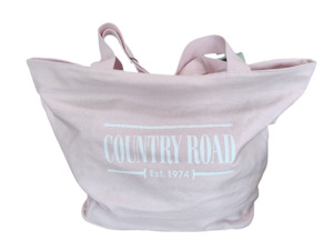 Ladies Bags Wallets: Country Road Heritage Shopper Bag - Pink Meringue