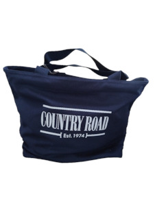 Country Road Heritage Shopper Bag-Navy
