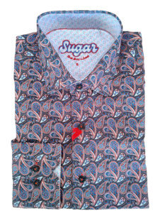 Sugar: Sugar Satorial Midnight Long Sleeve Shirt