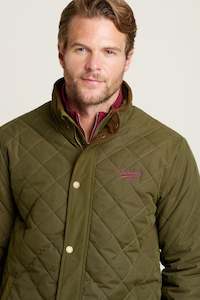 Brakeburn Quilted Jacket-Khaki
