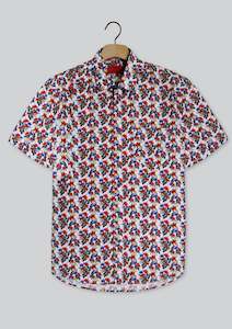 Outlet: RF Scott Fields Short Sleeve Shirt-Nectar