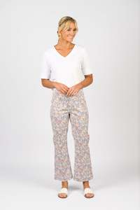 Vassalli: Vassalli Amalfi Straight Leg Ankle GrazerJean With Front Patch Pockets