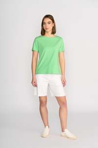 Vassalli Boat Neck Top Clover
