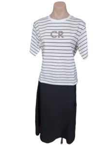 Ladies Dresses Skirts: Country Road Linen Wrap Midi Skirt - Black