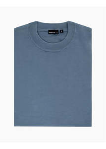 Rembrandt Como Dusty Blue Crew Neck Jumper