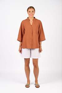 Knewe Label: Knewe Holiday Shirt - Cocoa