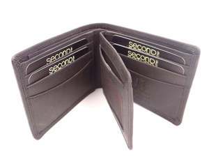 Mens Clothing Accessories: Second Nature Mens BC6 Leather Wallet