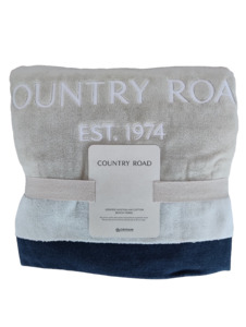 Mens Clothing Accessories: Country Road Border Beach Towel Sand