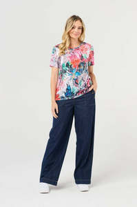 Blackstone Versalle Garden S/Sleeve Tee-Multi