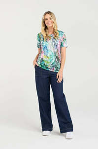 Blackstone Marselle Greens S/Sleeve Tee-Multi