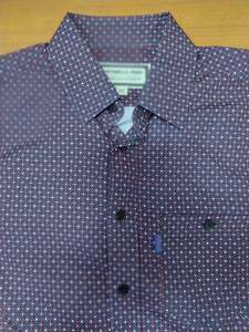 Portobello Road Burgundy Long Sleeve Shirt