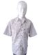 Portobello Road Ironcheater White and Navy Short Sleeve Shirt