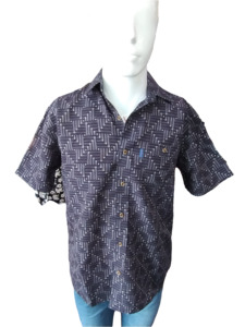Portobello Road Ironcheater Charcoal Short Sleeve Shirt