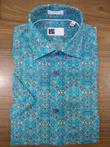 Short Sleeve Casual Shirt Specials: LFD Blue-Diamond Short Sleeve Shirt