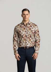 Cutler Beaumont Long Sleeve Shirt - Firefly