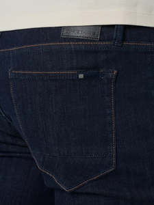 No Excess Dark Denim with Contrast Stitch Jeans