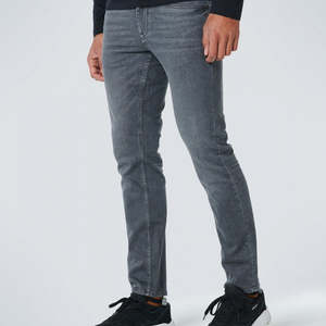 European Made Denim: No Excess Grey Denim Jeans