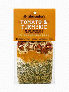 Ready Meals: Tomato and Turmeric Mediterranean Spiced Lentils
