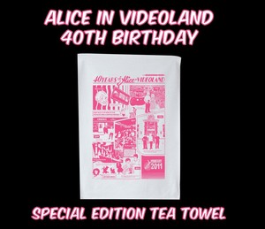Products: Special Edition 40th Birthday Tea Towel - Alice Cinemas