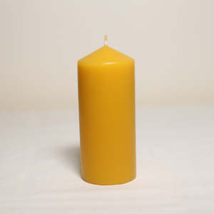 Beeswax pillar candle 150mm