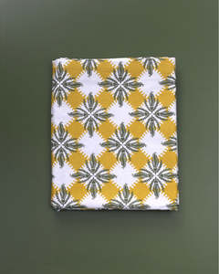 For The Table: Pacifica Kowhai 'Spring Meadow' Hemp Tablecloth