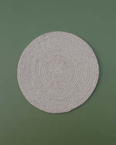 Table: Round Woven Table Mat
