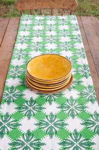 Hemp Collection: Pacifica Green Hemp Table Runner