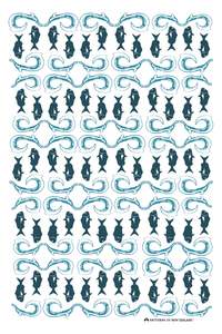 Maui’s Hook Tea Towel – Blue