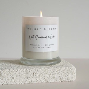 Products: Walker & Rome White Sandalwood & Cedar Candle – A Little Bit Floral
