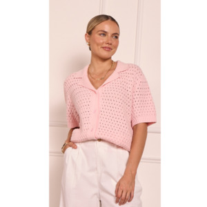 Clothing: Feather & Noise Sunny Crochet Shirt