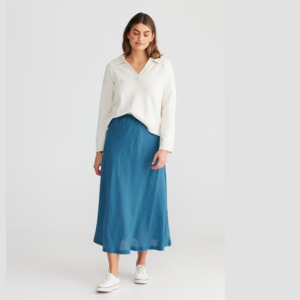 Clothing: The Sicily Skirt Blue Steel