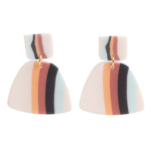 Ladies Jewellery: Stilen NZ Caz Autumn Stripe Earrings