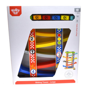 Bestsellers: Tooky Toy Sliding Tower Car Run