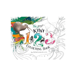 For The Kids: Great Kiwi 123 Colouring Book