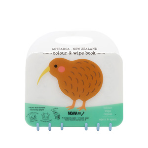 Moana Road Colour & Wipe Book