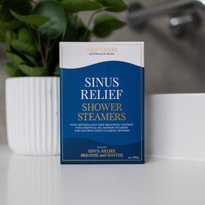 Individual: Wild Emery Shower Steamers Sinus Relief (4 Pack)