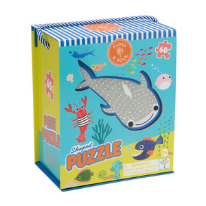Individual: Floss & Rock 60-piece Whale Shark Shape Puzzle Piece