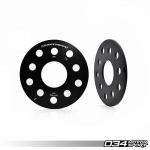 Ttrs 8j: Wheel Spacer Pair, 5mm, Audi and Volkswagen 5x112mm & 5x100mm with 57.1mm Center Bore
