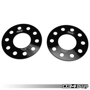 Wheel Spacer Pair, 2.5mm, Audi & BMW 5x112 with 66.6mm Center Bore