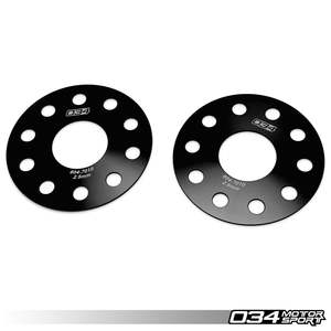 Ttrs 8j: Wheel Spacer Pair, 2.5mm, Volkswagen & Audi 5x112 with 57.1mm Center Bore